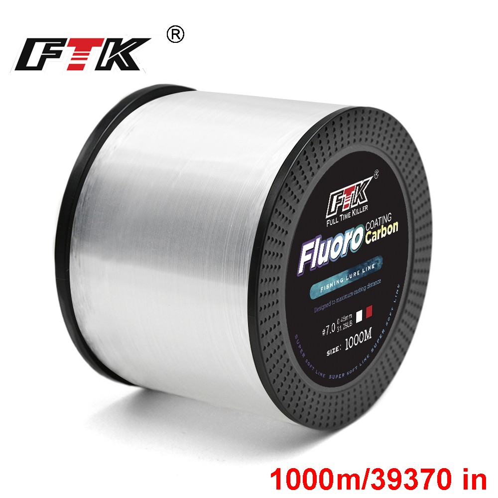 Fluorocarbon Line - FTK 1000M Nylonowa żyłka wędkarska, super